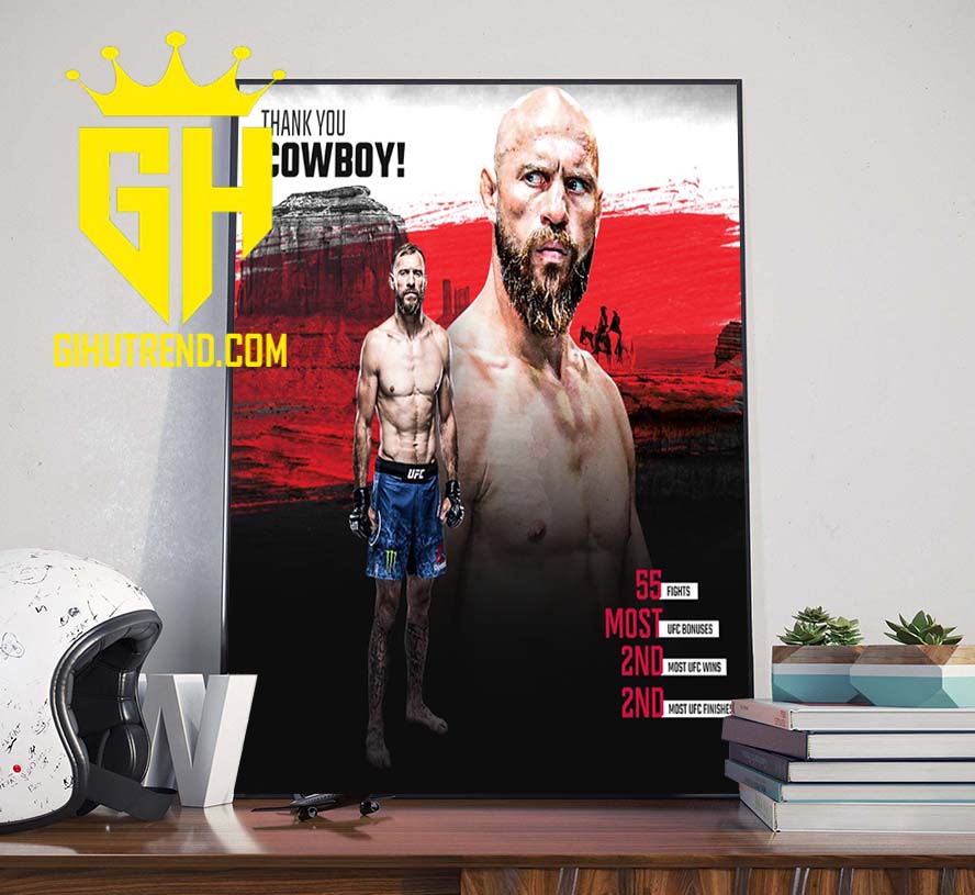 Thank you Donald Cerrone for an amazing career Poster Canvas