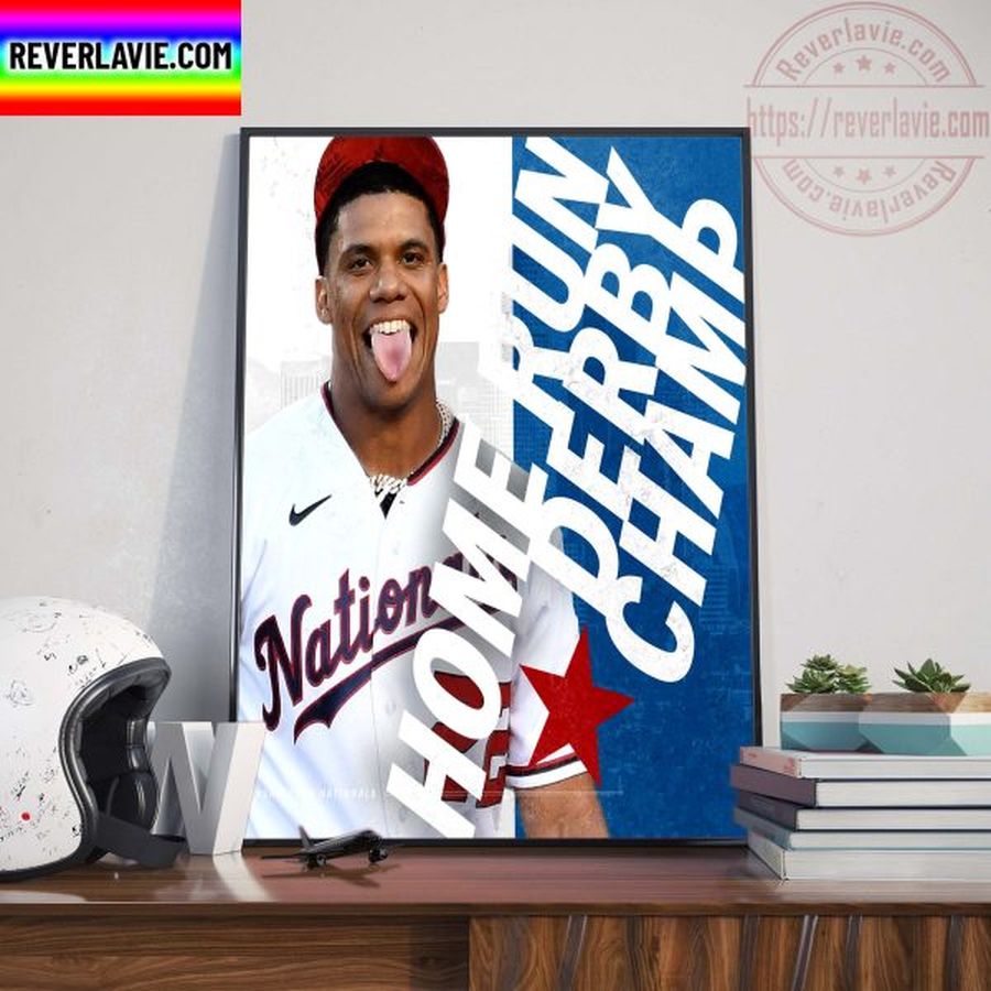 The 2022 Home Run Derby Champion Is Juan Soto Home Decor Poster Canvas