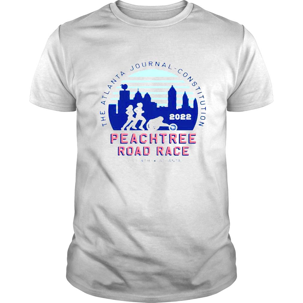 The Atlanta Journal constitution peachtree road race shirt