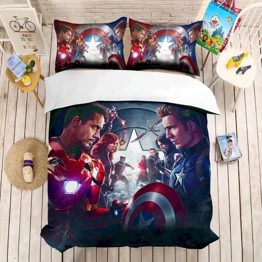 The Avengers Bedding Sets Duvet Cover Bedroom, Quilt Bed Sets,