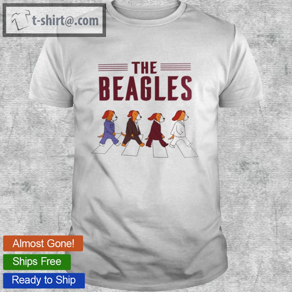 The beagles dog abbey road shirt