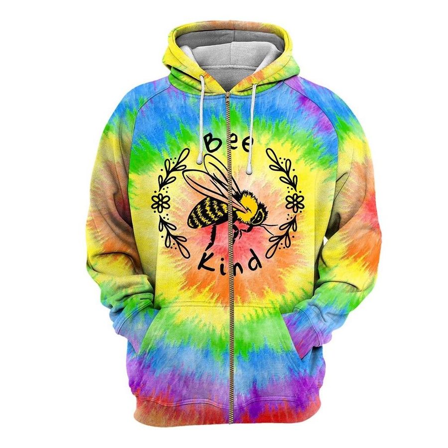 The Best Selling Bee Kind All Over Print Hoodie