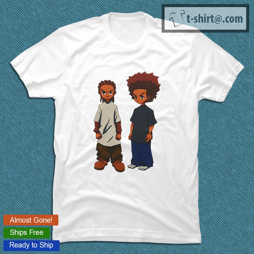 The Boondocks Riley Freeman and Huey Freeman T-shirt