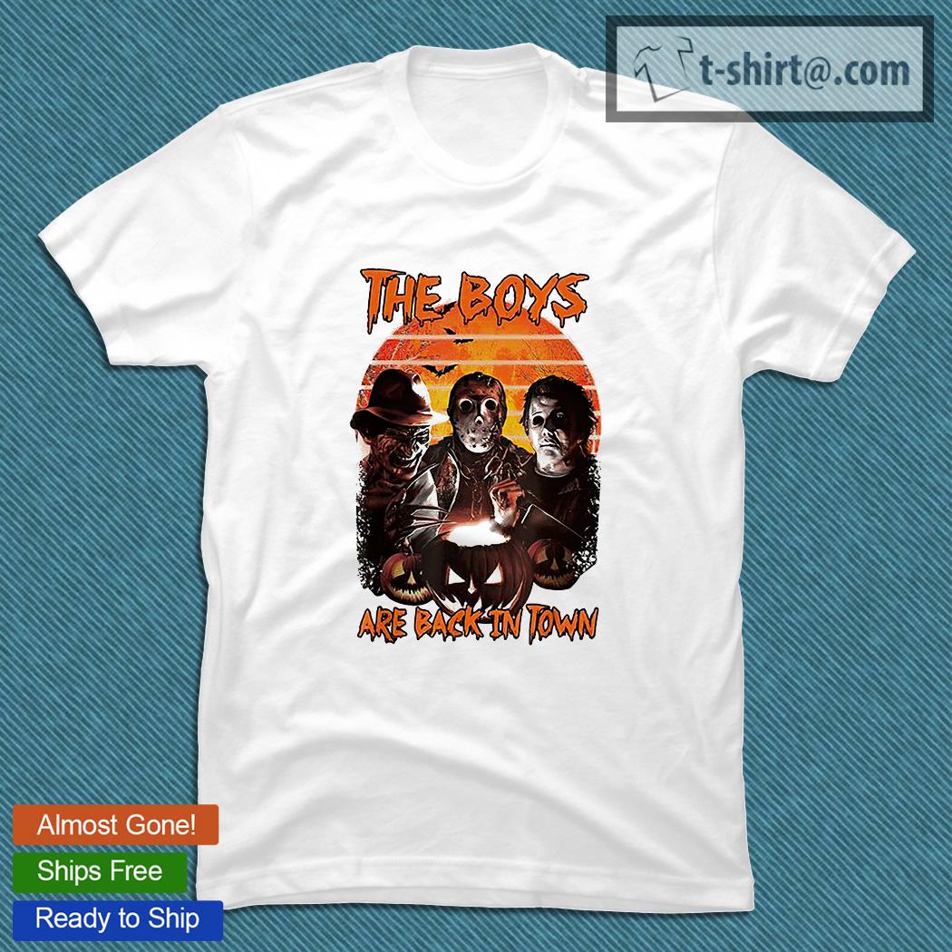The boys are back in town characters Halloween T-shirt