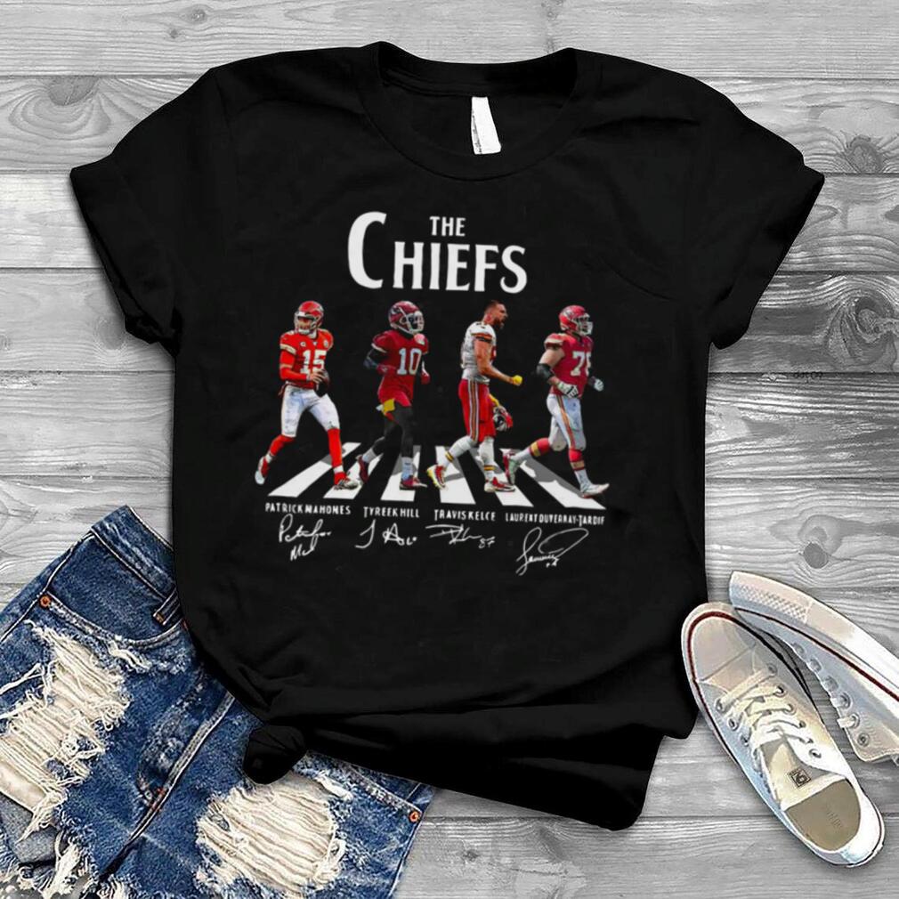 The Chiefs Patrick Mahomes Tyreek Hill Travis Kelce Laurent Duyearay Tardif T Shirt