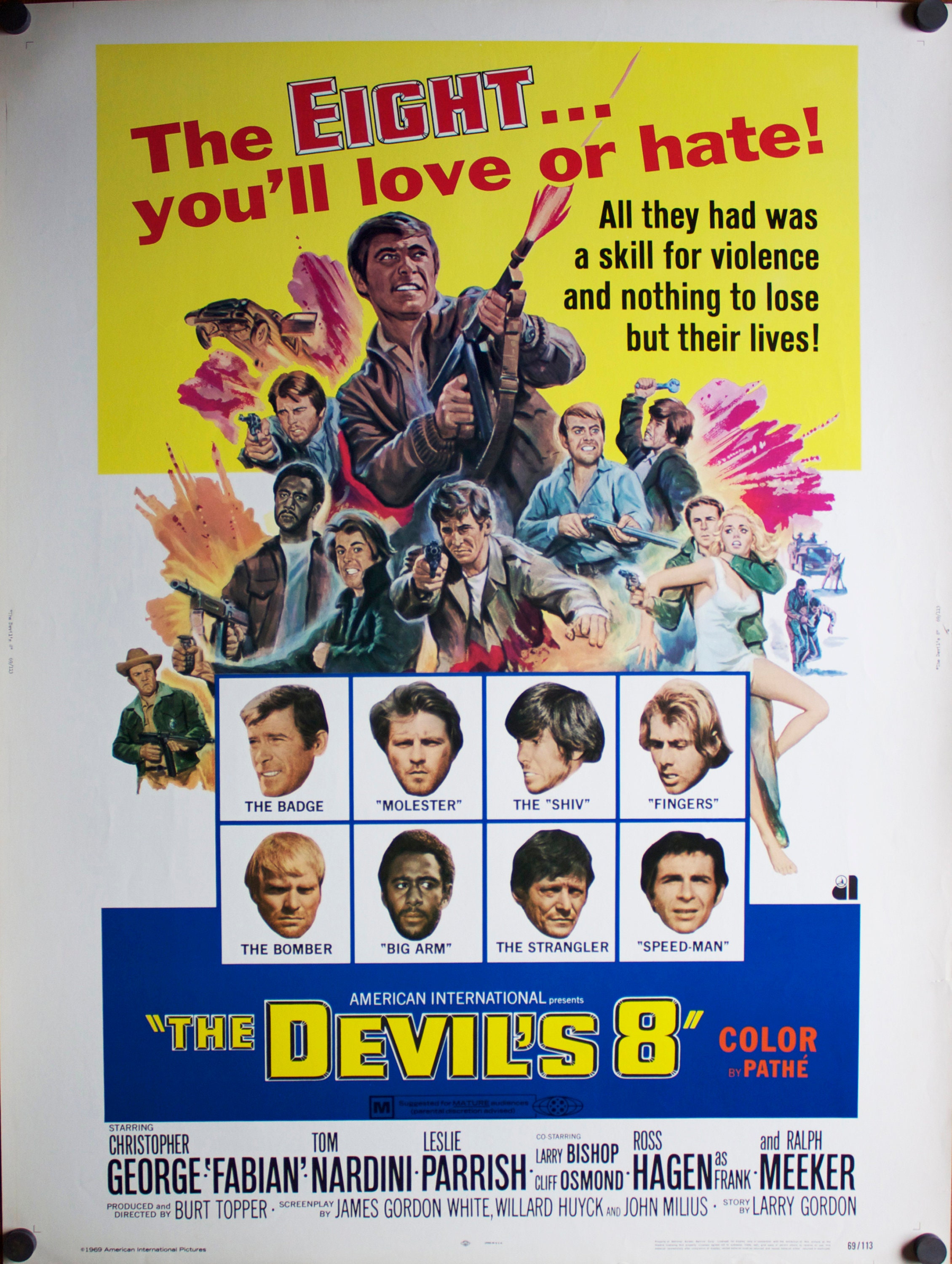 The devil's 8 (Original movie poster)