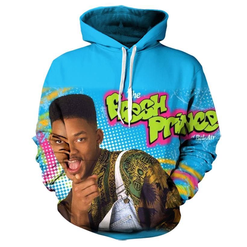 The Fresh Prince Of Bel Air Pullover And Zippered Hoodies Custom 3D Graphic Printed 3D Hoodie For Men For Women