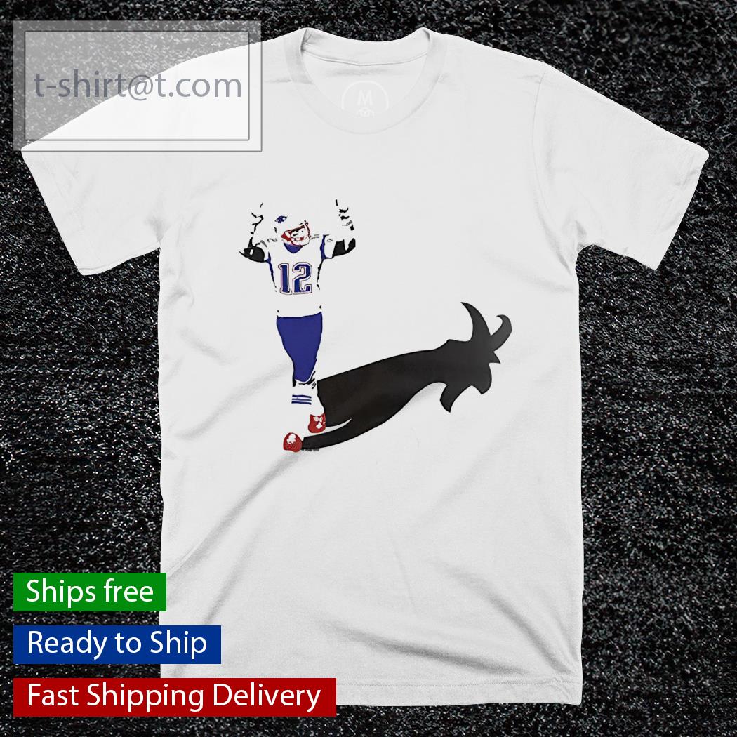 The Goat Shadow Tom Brady shirt