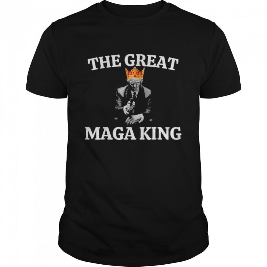 The great maga Trump 2024 American flag retro vintage shirt