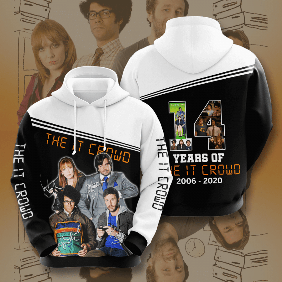 The It Crowd Movie Character Anniversary 14 Years 3D Hoodie For Men For Women All Over Printed Hoodie Shirt 2020