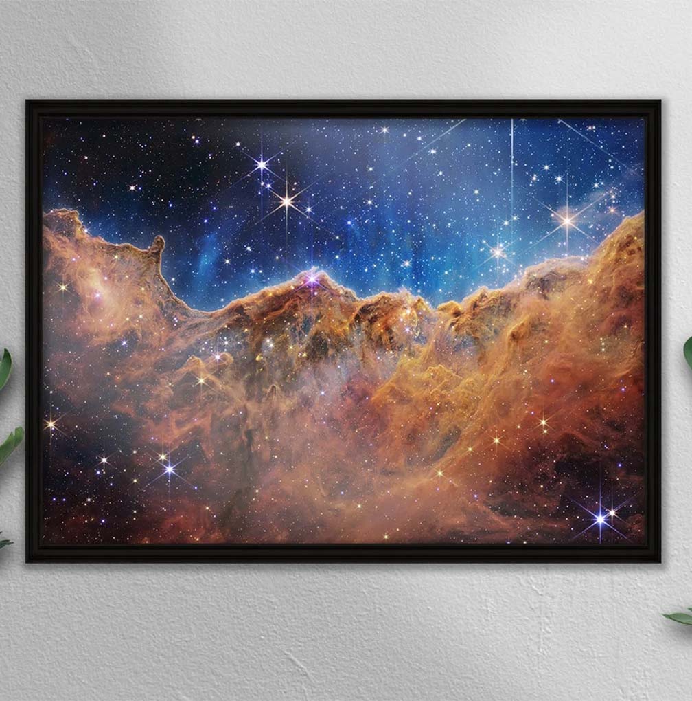 The James Webb Space Telescope Carina Nebula Best Poster