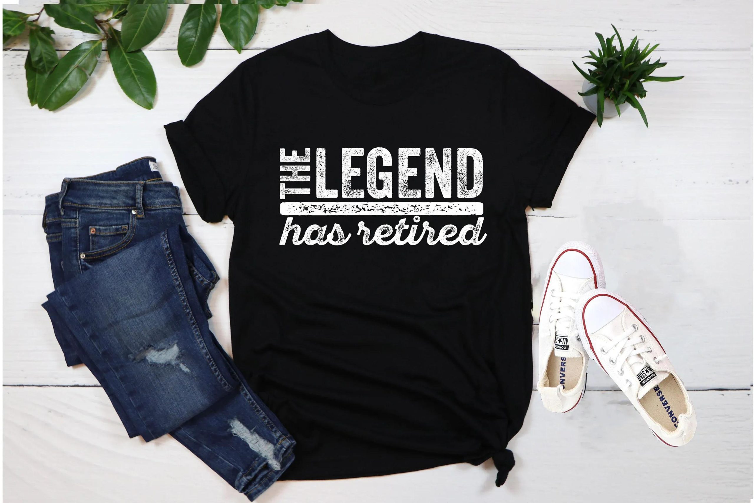 The Legend Has Retired T Shirt, Funny Retirement Gifts, Cool Retirement T-Shirts, Funny Shirts