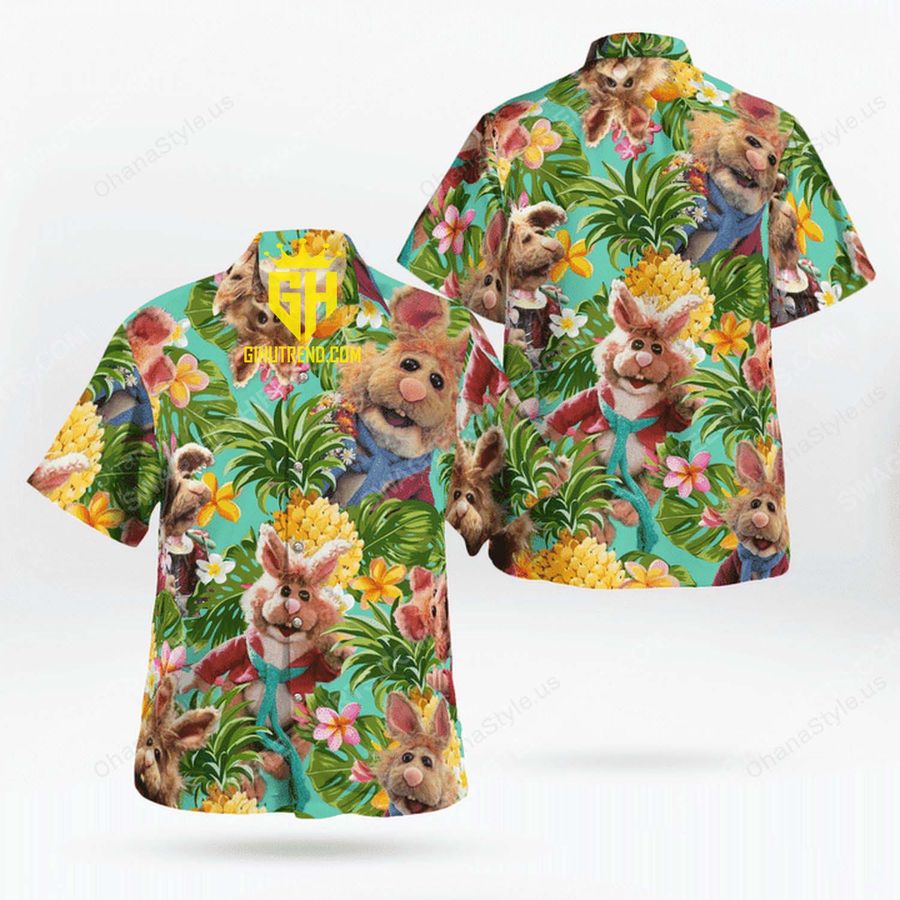 The muppet show bean bunny Hawaiian beach shirt