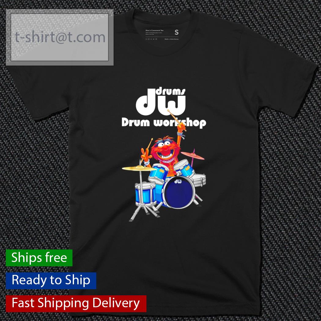 The Muppet Show Drums DW Drum Workshop shirt