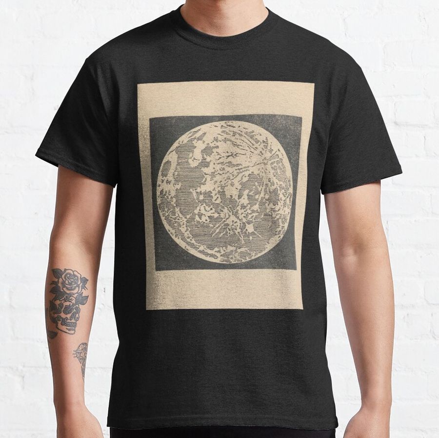 The Planet Astrology Astronomy Retro Vintage Encyclopedia Style Classic T-Shirt