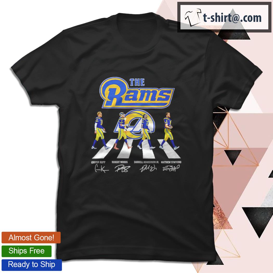 The Rams Abbey Road signatures shirt