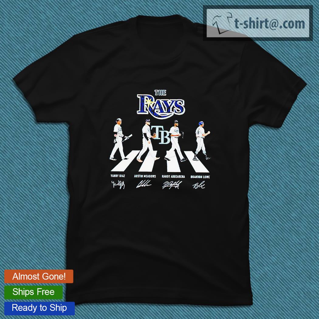 The Rays Abbey Road signatures 2022 T-shirt