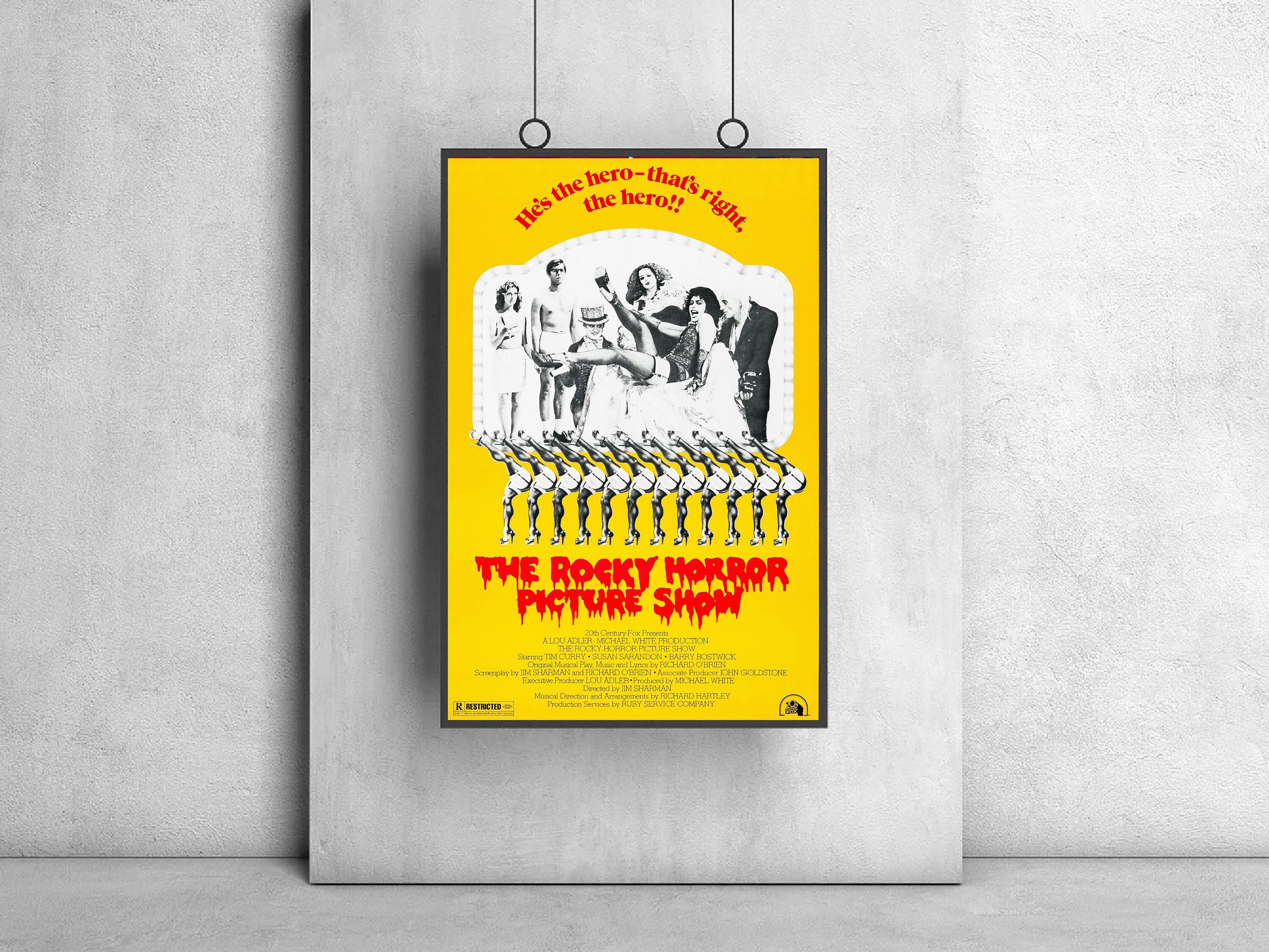 The Rocky Horror Picture Show Movie Poster, Vintage Movie Poster, Vintage Film Art, Classic Film Poster, Retro Movie Poster, Poster Wall Art