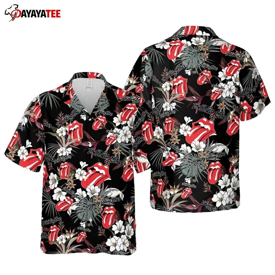 The Rolling Stones Hawaiian Shirt Unisex Rock Music Hawaiian Shirt