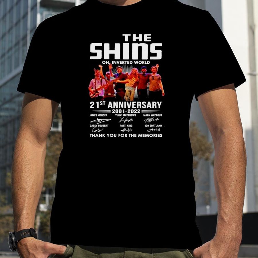 The Shins Oh Inverted World 21st Anniversary 2001 2022 shirt