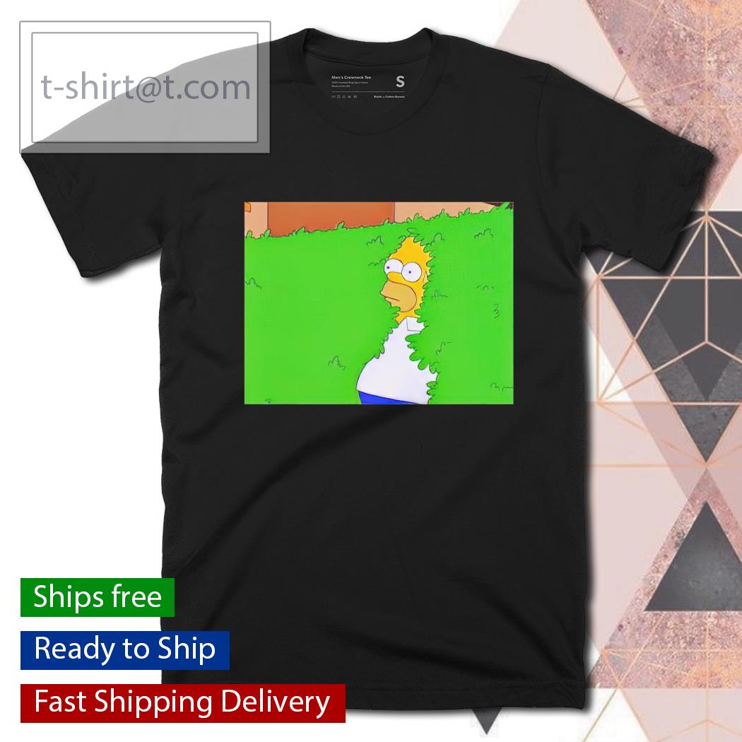 The Simpsons Homer Hedge Meme shirt