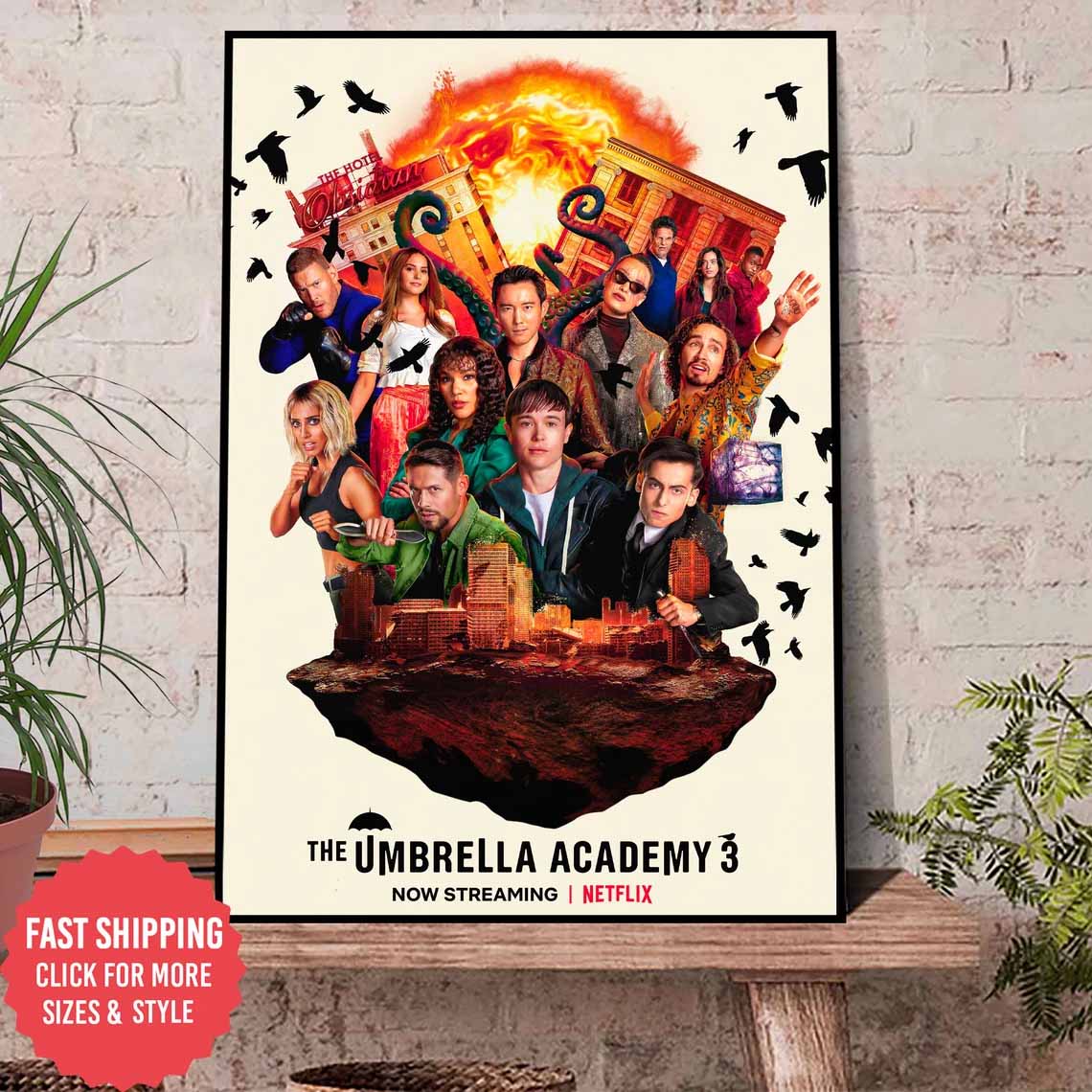 The Umbrella Academy 3 Canvas Gift For Fan Poster