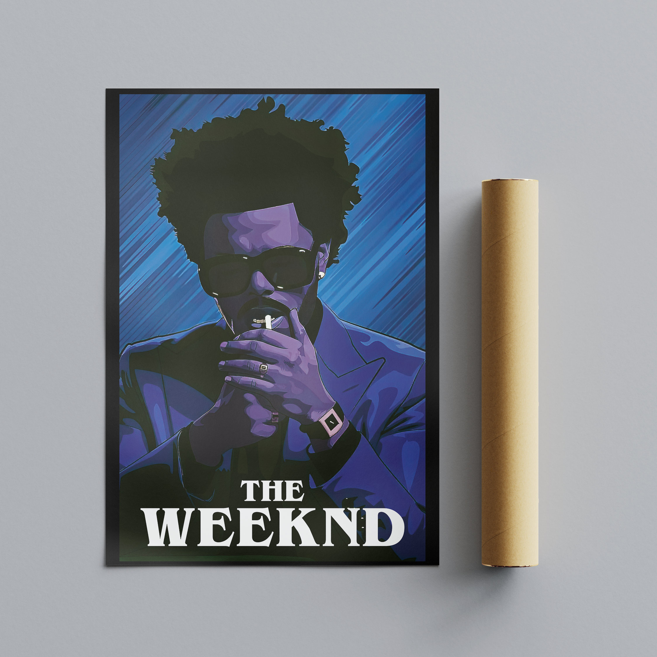 The Weeknd Music Singer Print Art Poster