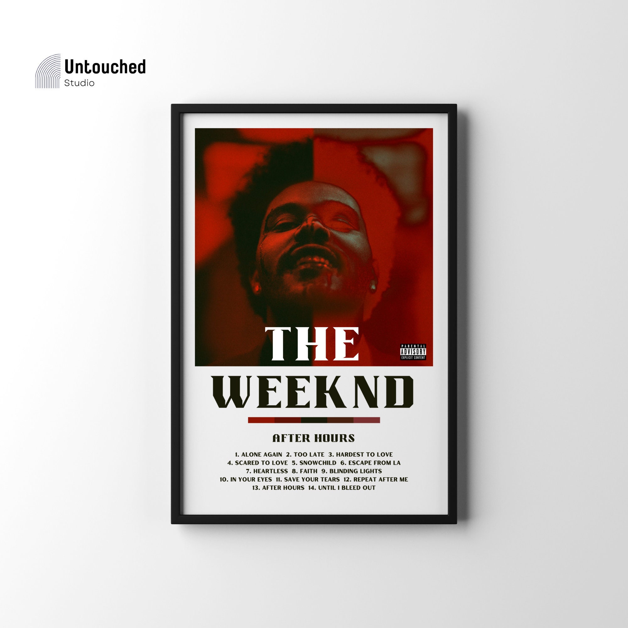 The Weeknd Tracklist Album Poster