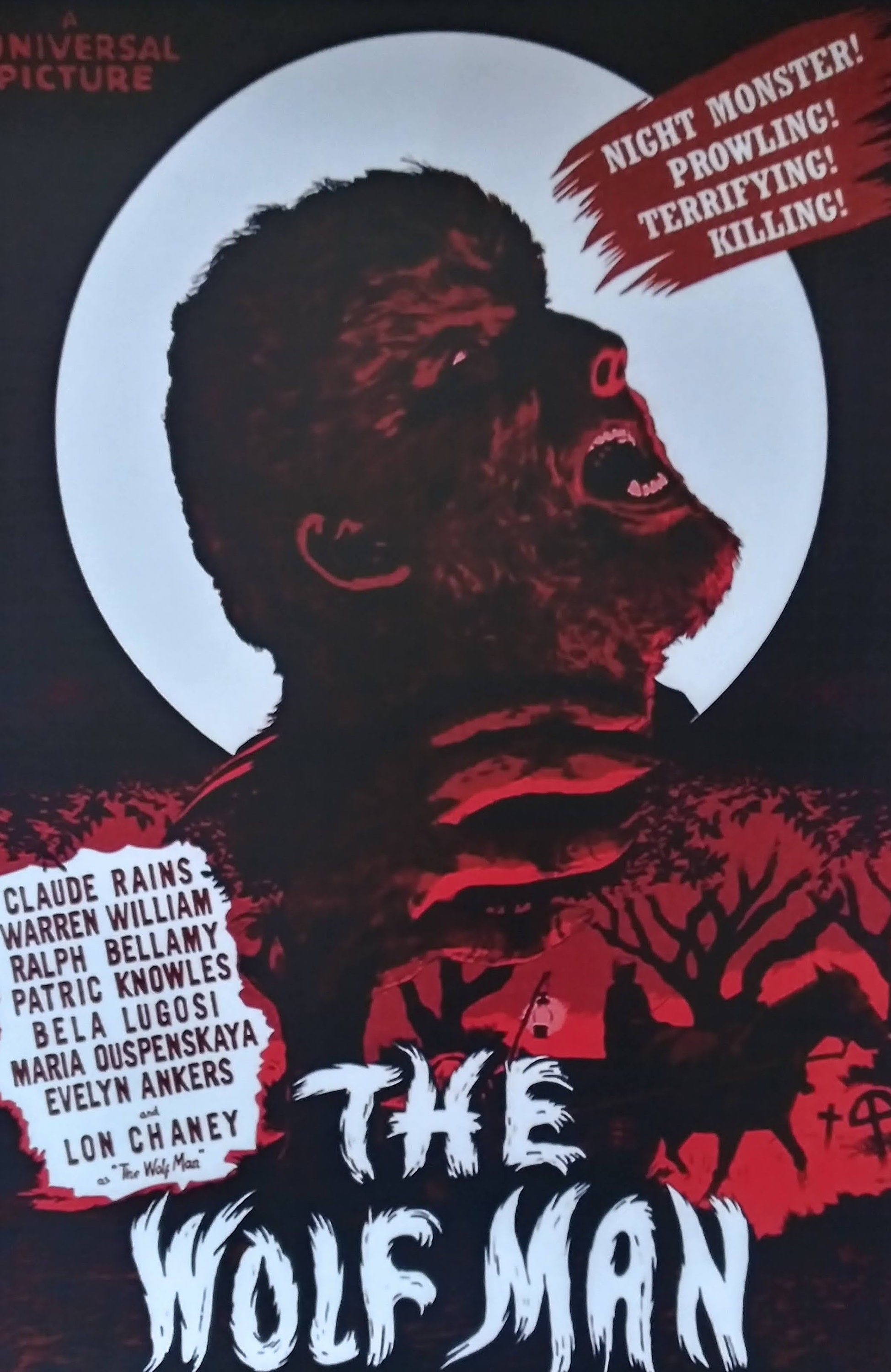 THE WOLF MAN (3) movie poster