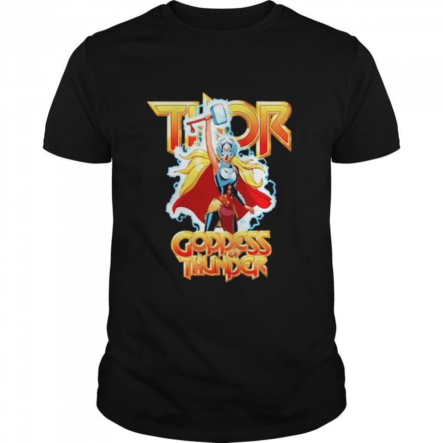 The Woman Love Thunder Hammer Shirt