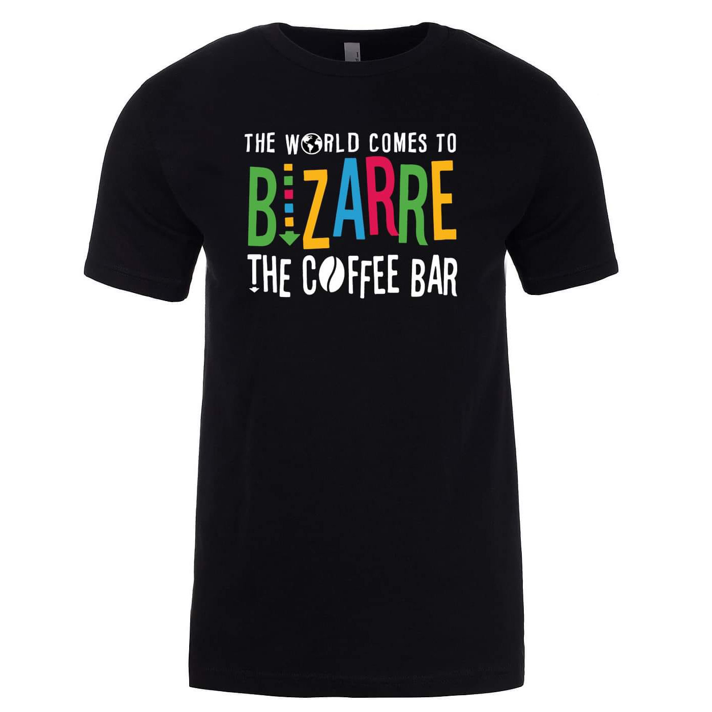 The world comes to bizarre the coffee bar shirt