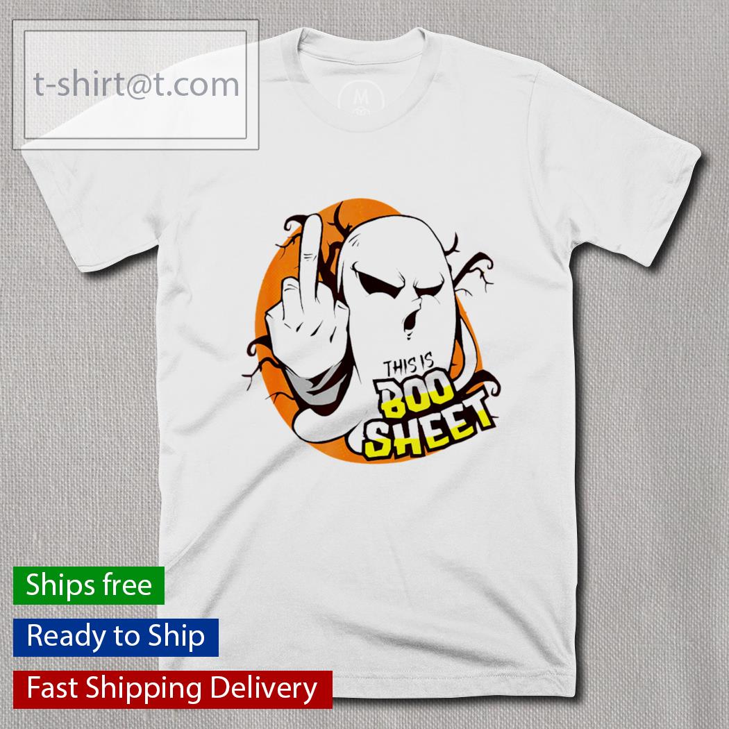 This Is Boo Sheet Halloween Graphic Design shirt