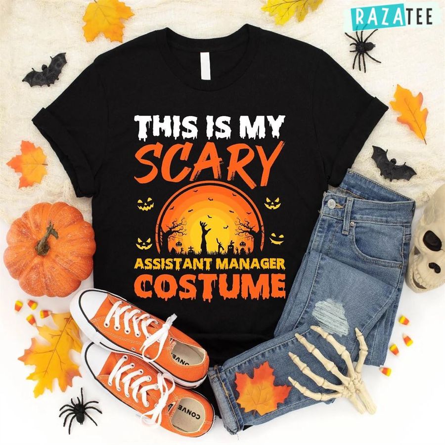 This Is My Scary Assistant Manager Costume Halloween T-Shirt