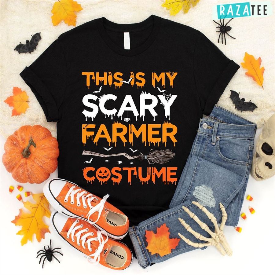This Is My Scary Farmer Costume Halloween Gifts Shirt For Men Women