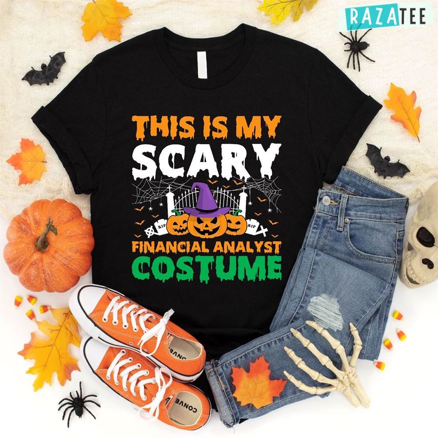 This Is My Scary Financial Analyst Costume Halloween Tshirt