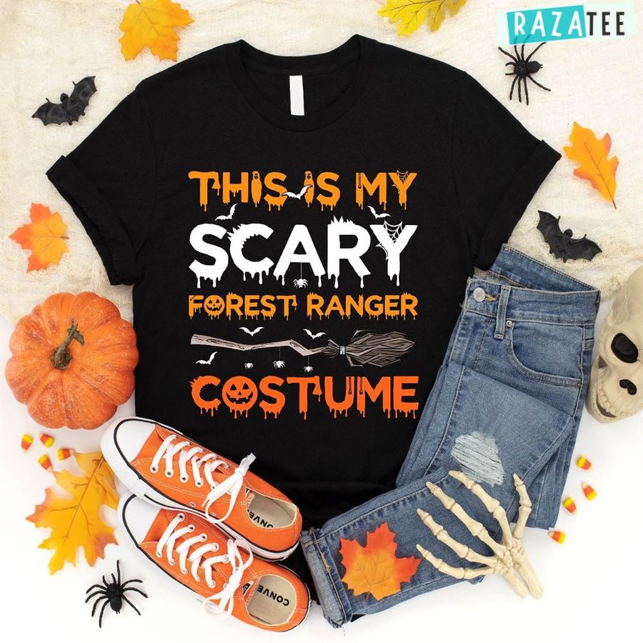 This Is My Scary Forest Ranger Costume Halloween Gifts T-Shirt