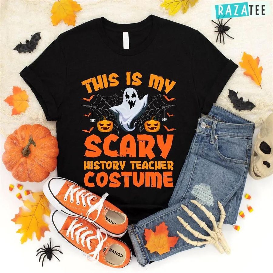 This Is My Scary History Teacher Costume Halloween Gifts Shirt