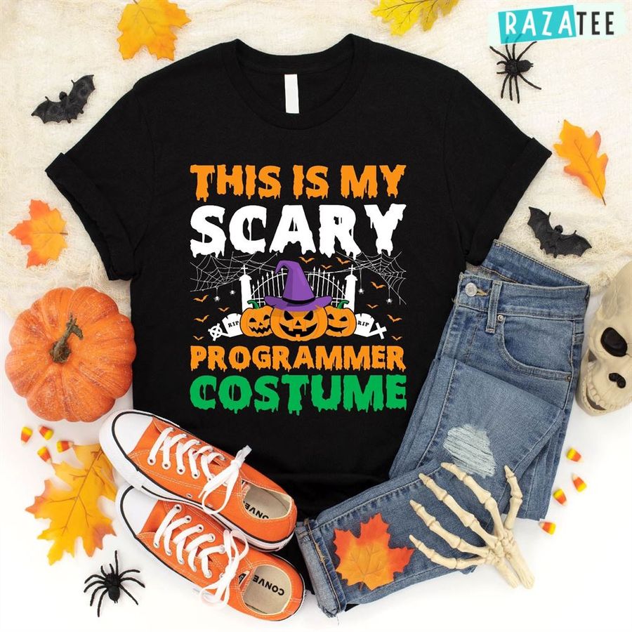 This Is My Scary Programmer Costume Halloween TShirt