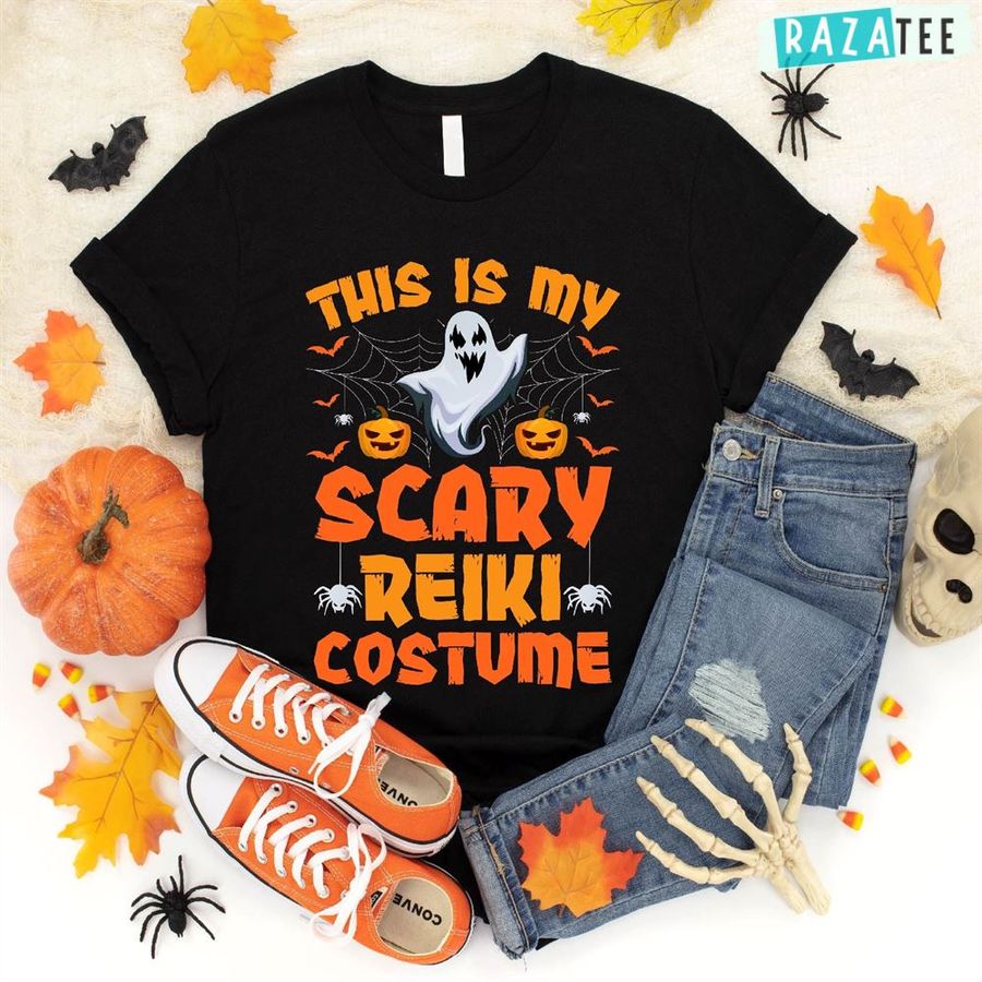 This Is My Scary Reiki Costume Halloween Gifts T-Shirt For Men Women