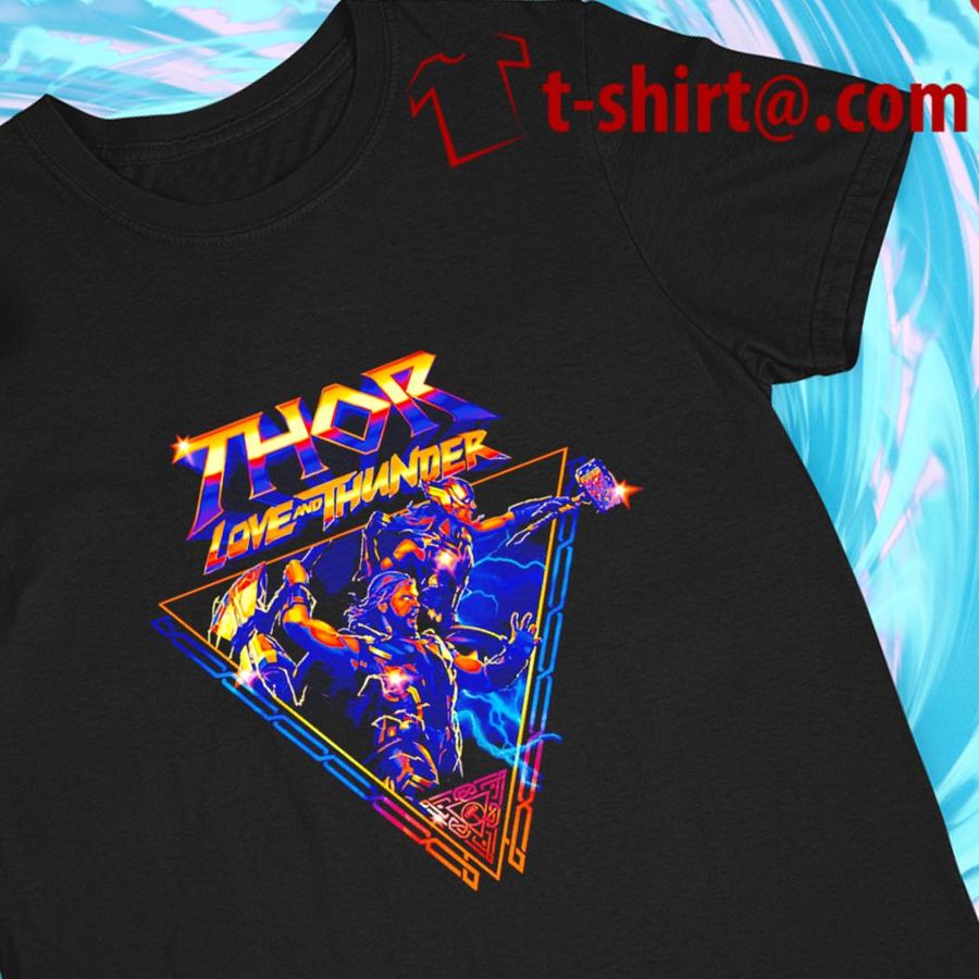 Thor Love and Thunder Thor and Mighty Thor in action 2022 T-shirt