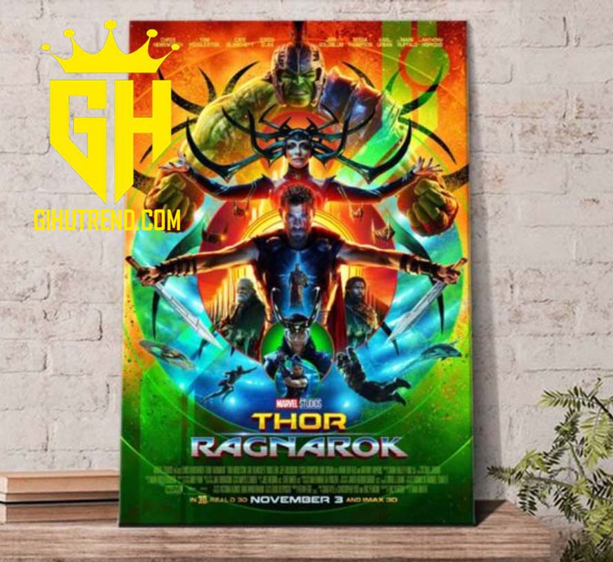 Thor Ragnarok Marvel Studio Official Poster Canvas Home Decoration