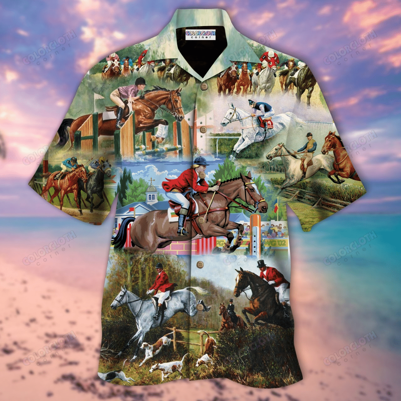 Those Who Don't Jump Will Never Fly Show Jumping Unisex Hawaiian Shirt TY045117