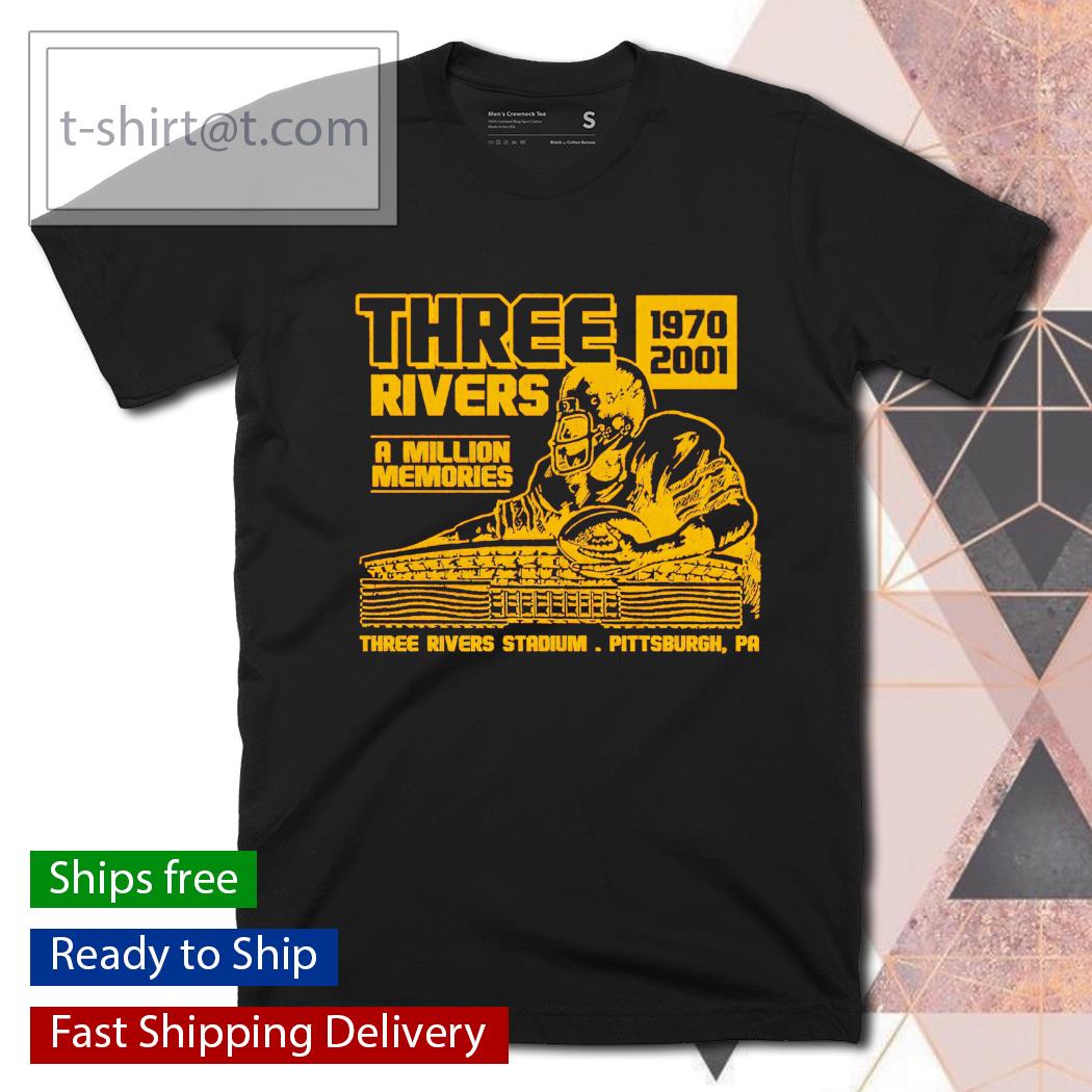 Three Rivers a million memories 1970 2001 shirt