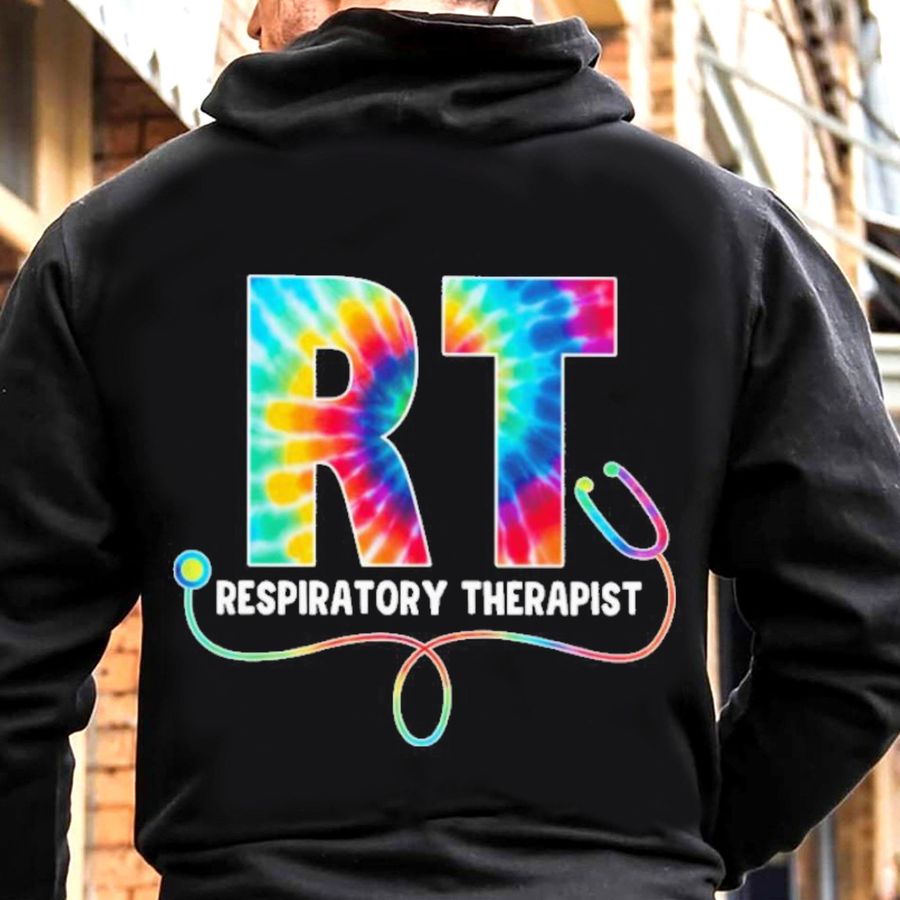 Tie Dye Stethoscope RT Respiratory Therapist Shirt