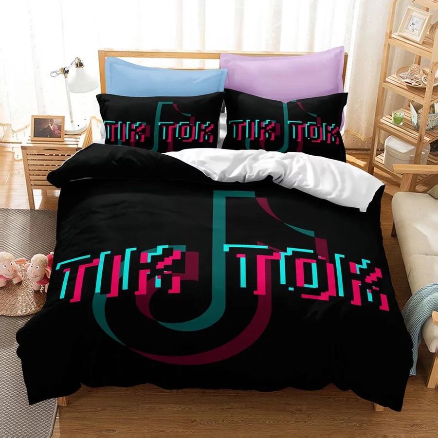 Tik Tok #4 Duvet Cover Quilt Cover Pillowcase Bedding Sets