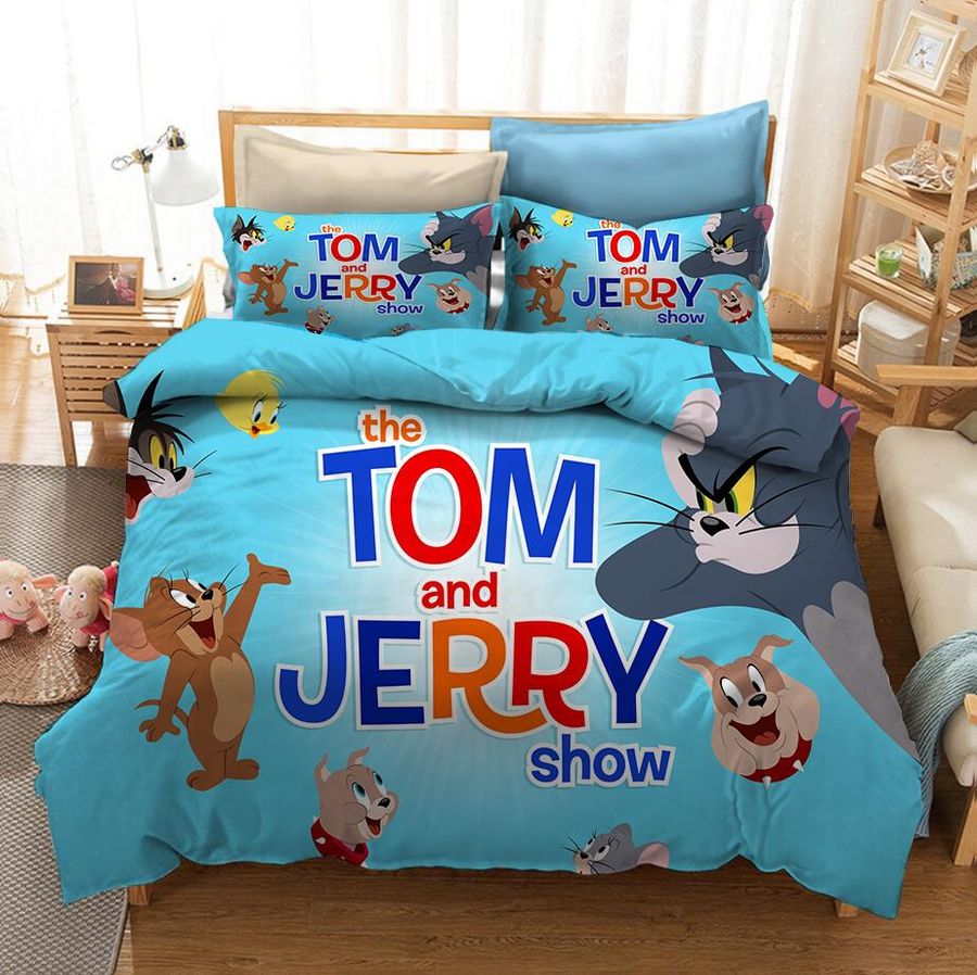 Tom And Jerry #8 Duvet Cover Quilt Cover Pillowcase Bedding