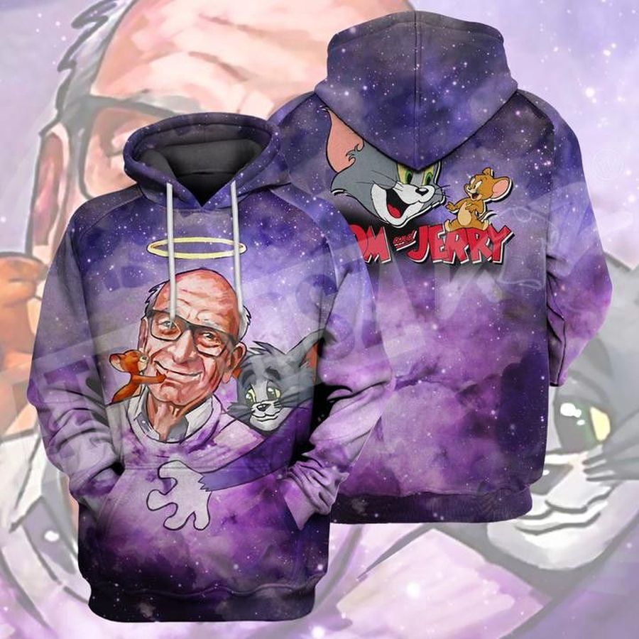 Tom And Jerry Say Thank You All Over Printed Hoodie