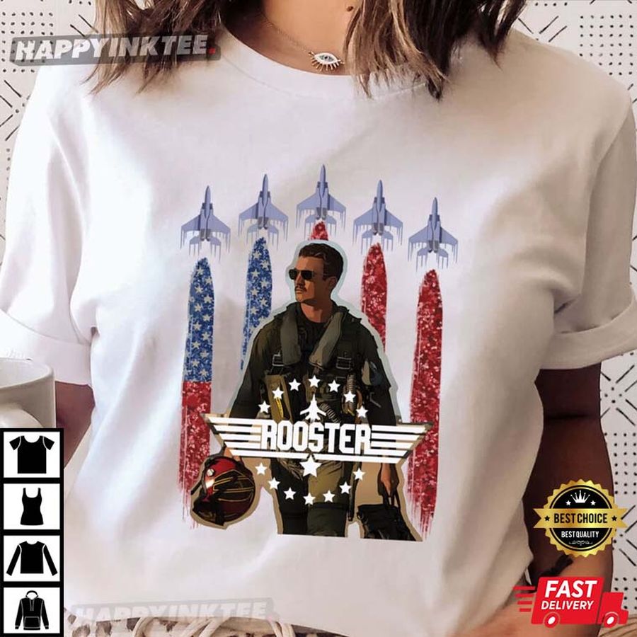 Top Gun Maverick Miles Teller Bradley Rooster T-Shirt
