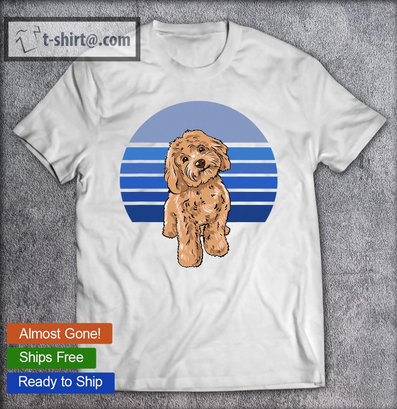 Top retro Cockapoo Dog Illustration Cockapoo Owner Love T-shirt