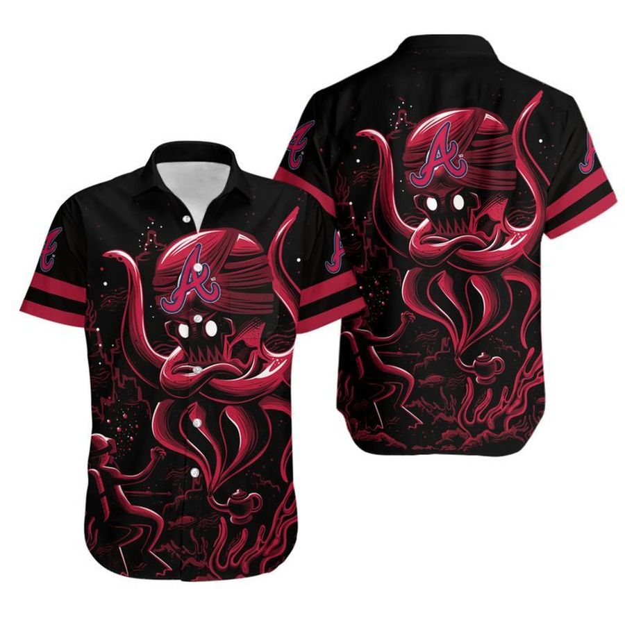 Topsportee Atlanta Braves Limited Edition Octopus Hawaiian Shirt Summer Collection Size S-5XL NLA005834